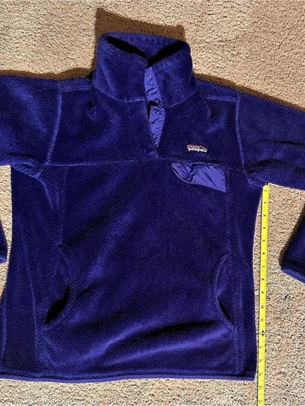 Patagonia Women's Lightweight Synchilla Snap-T Fleece Pullover Blue Size Medium